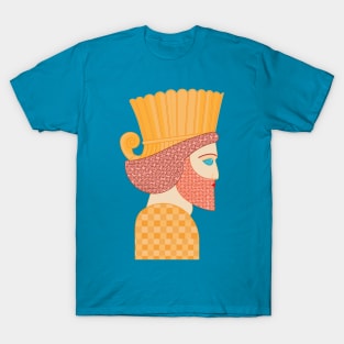 Ancient Persian Warrior Pop Art T-Shirt